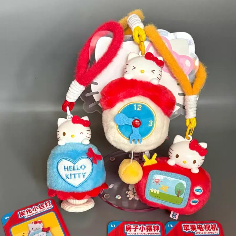 MarTUBE Official Licensed Hello Kitty Plush Voice Recorder Bag Pendant With Play And Record Function Cute New Year Gift For Kids view 4