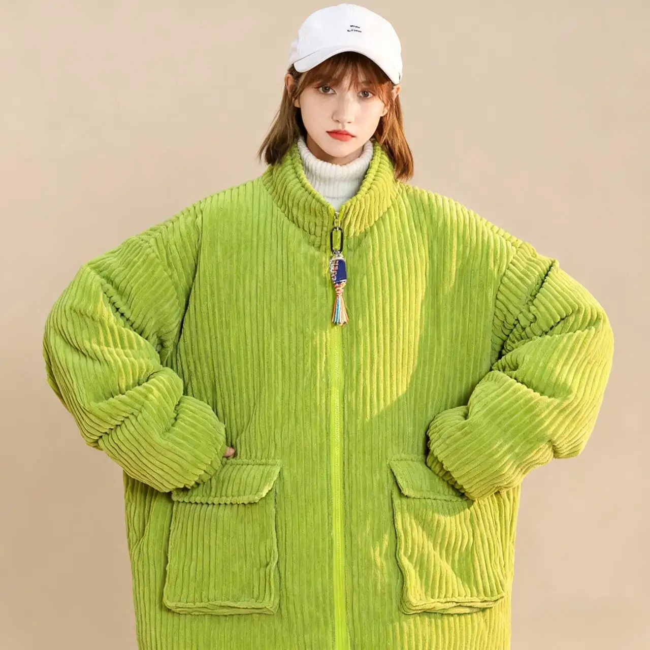 

Парки женские уличные зимние из биохлопка стеганые на пуговицах с рюшами элегантные городские уникальные консервативные современные изысканные модные изящные парки