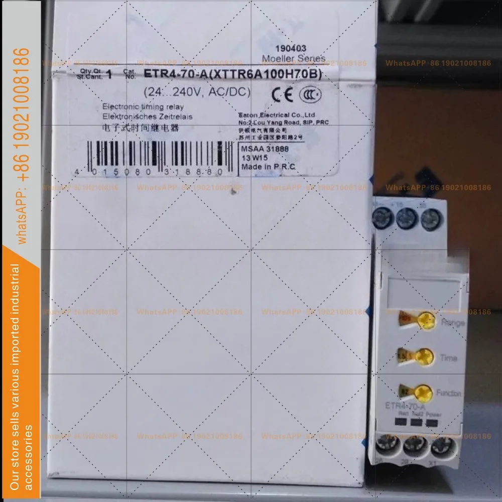 Nuevo Relé de Tiempo Original ETR4-70-A