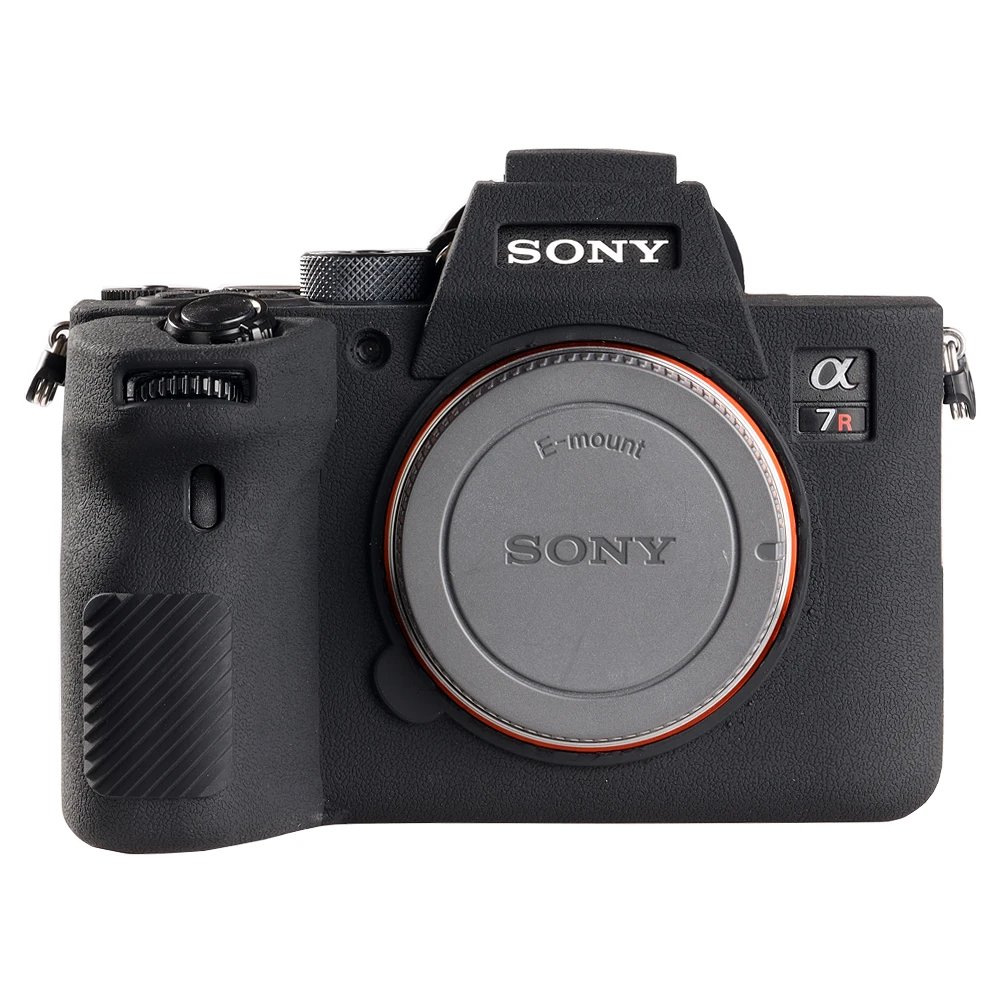 Rubber Silicone Case Body Cover Protector Frame Skin for Sony A7R V / A7R 5 / ILCE 7RM5 A7RV A7R5 A7RM5 Camera Soft