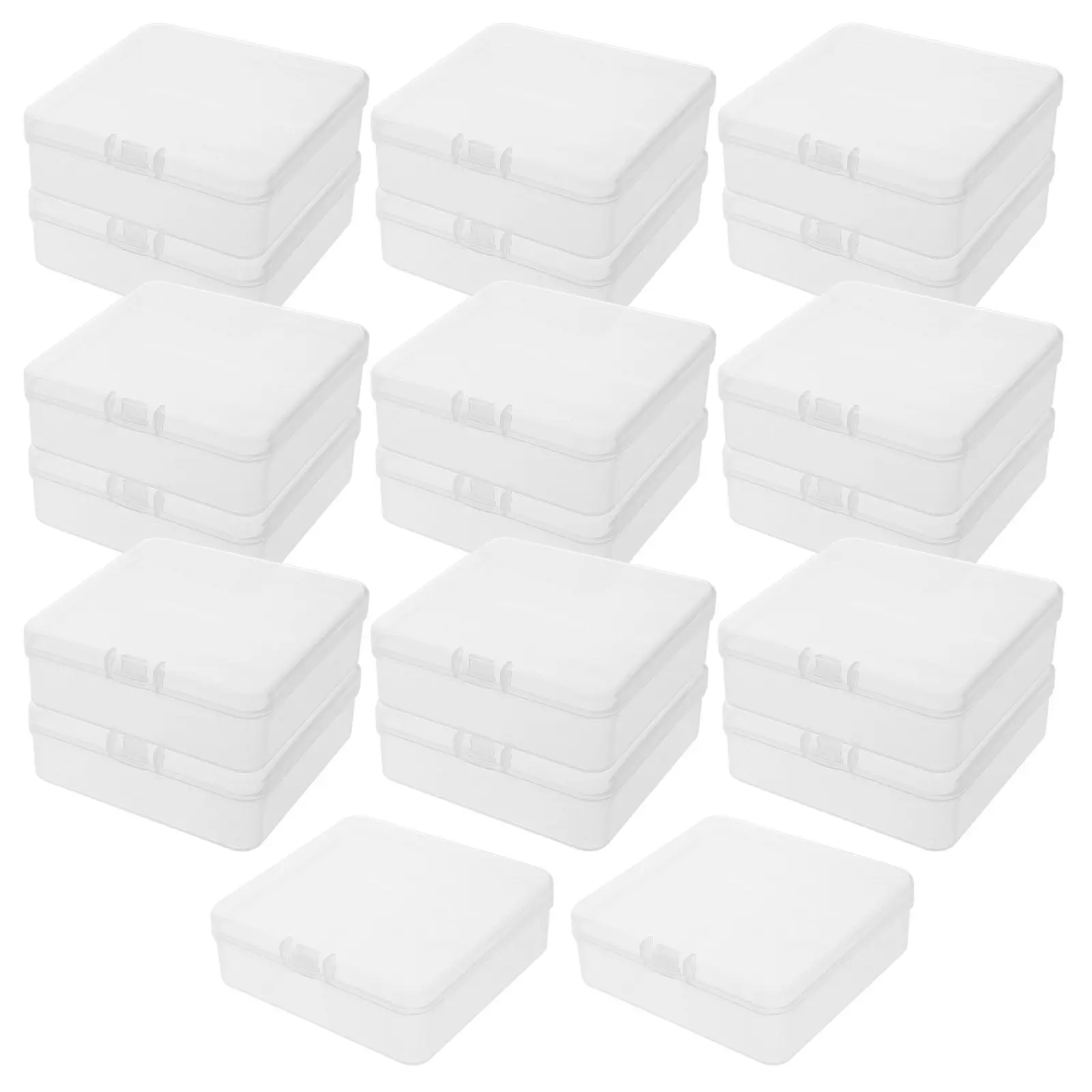 20 Pcs Storage Boxes Card Game Holder Plastic Case Photocard Sports Business File