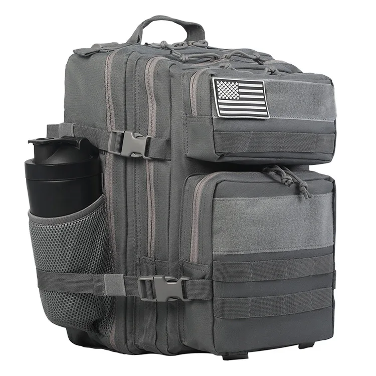 Universal men's and women's new military-style tactical backpack, double-shoulder bag, camouflage oxford fabric hiking bag, trav
