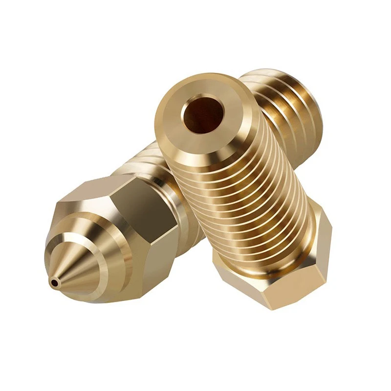 For Creality K1/k1 Max Nozzle Creality Ender 3 V3 KE Nozzle Brass Plated Copper Hardened Steel For K1/ CR-M4 Nozzles 0.4 0.6mm