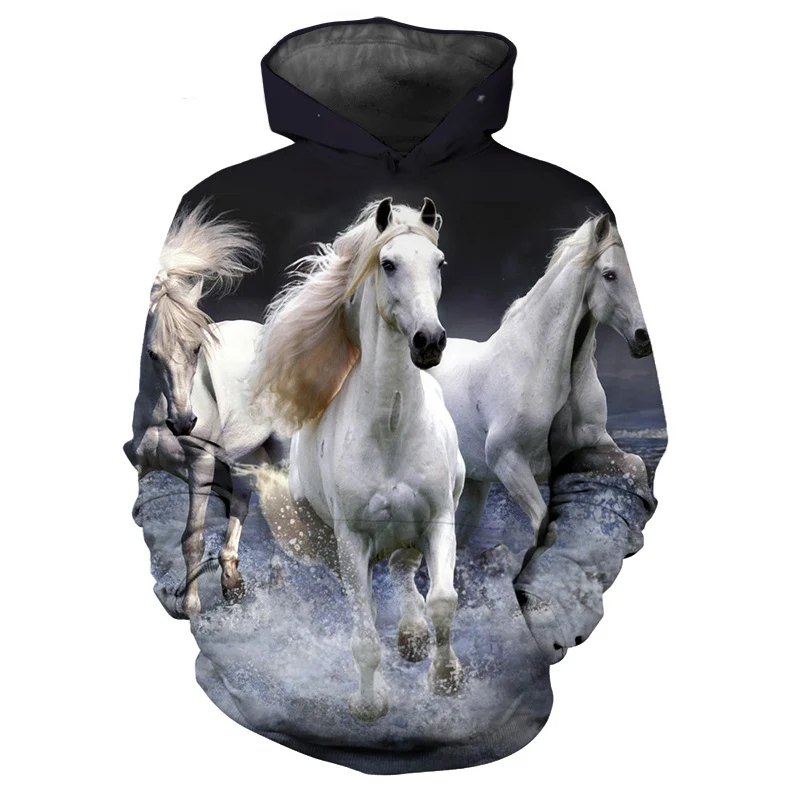 

Horse Animal 3D Print Hoodie Men Women Casual Streetwear Hip Hop Hoodies Oversized Pullover Hooded Sweatshirts Kid Tops Clothing