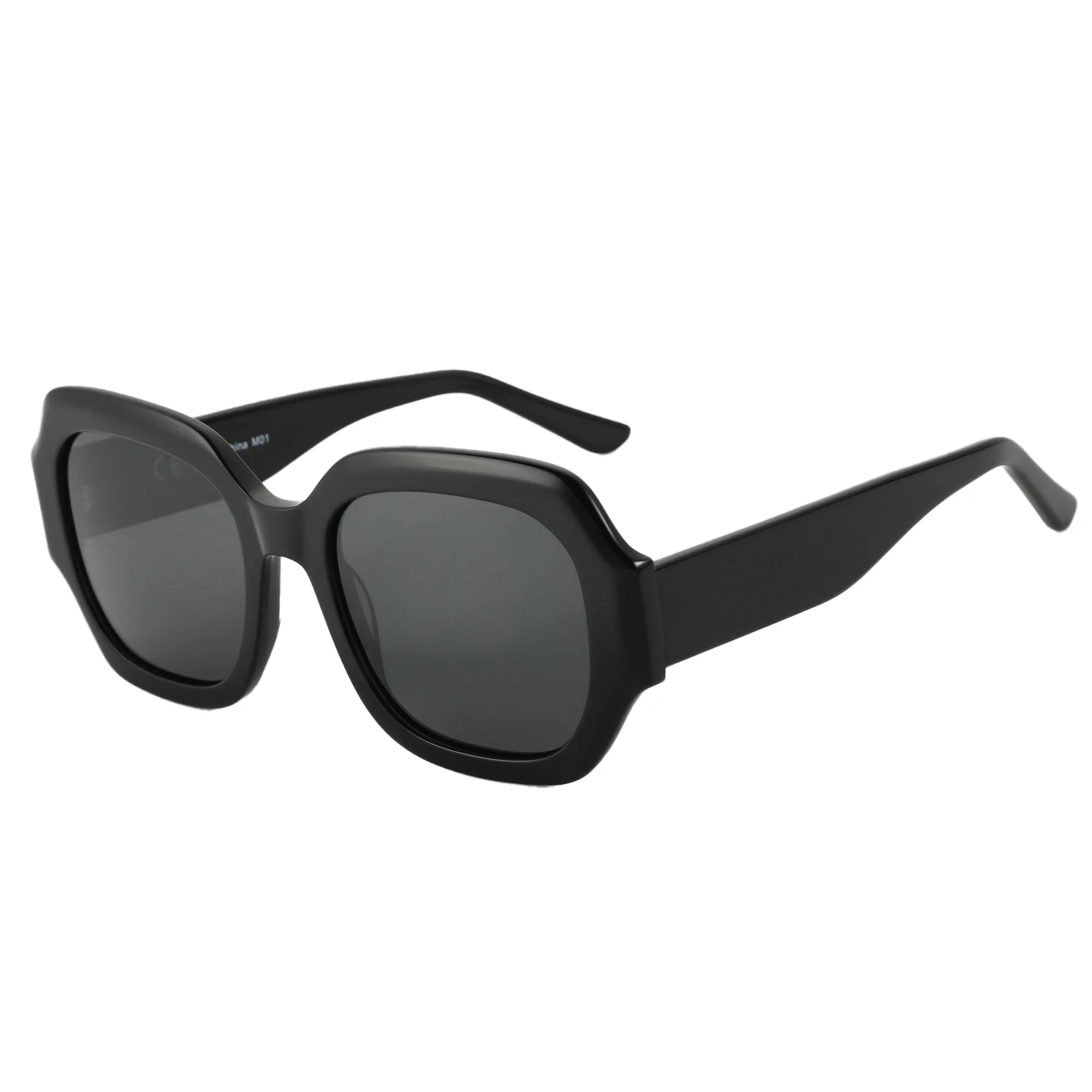 ZENOTTIC Neue Trend Hexagon Polarisierte Sonnenbrille Frauen Uv400 Schutz Schatten Hochwertige Acetat Mode Schmetterling Sonnenbrille – Detail 5
