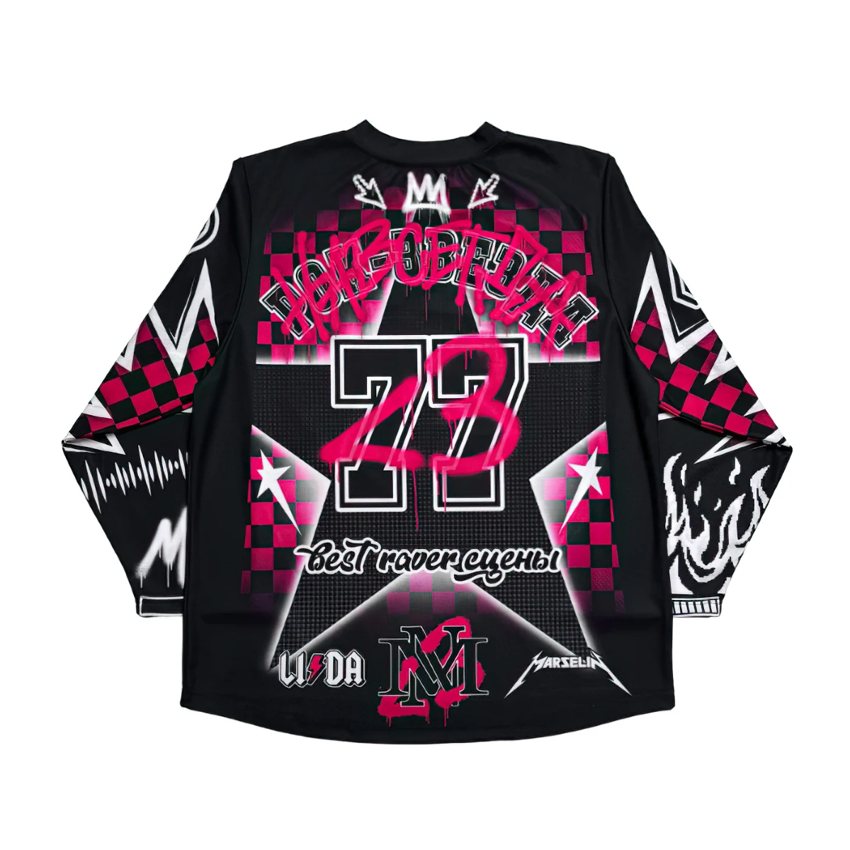 Russia Рок-Звезда Навсегда Jersey Long Sleeves T-shirt Men Women Harajuku Casual Baseball Jersey Tops Oversized Classic Clothing