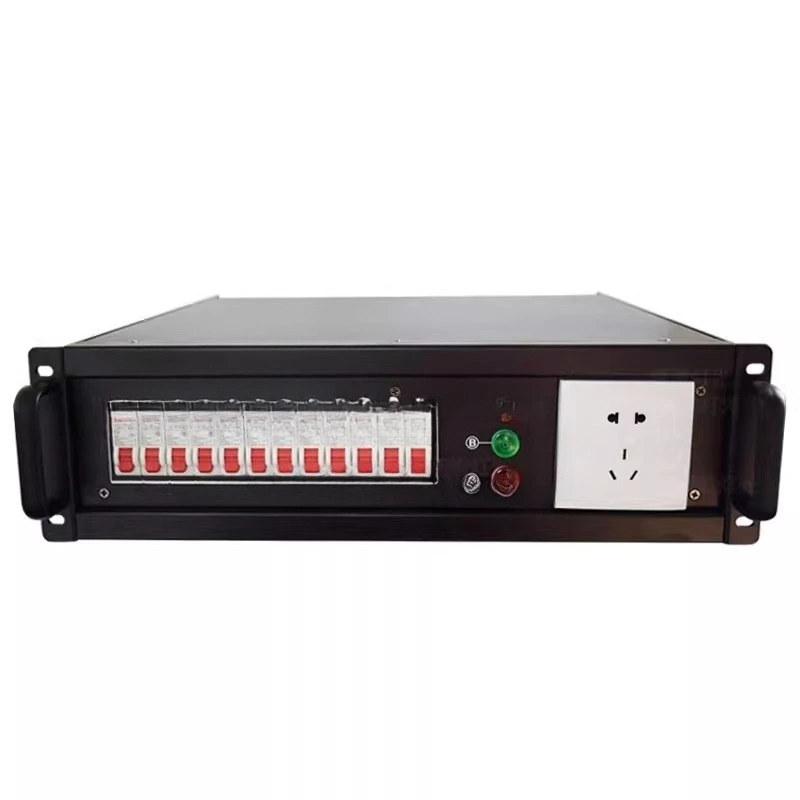 Stage 12-way power supply through box switch Portable mobile 4kw power box Digital 6-way dimming silicon box equipment