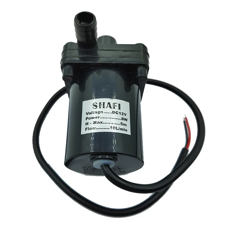 Micro Mini bomba de agua sumergible, 8W, 10l/M, cc 12V, CC 9V-12V, gran flujo, autocebante, succión