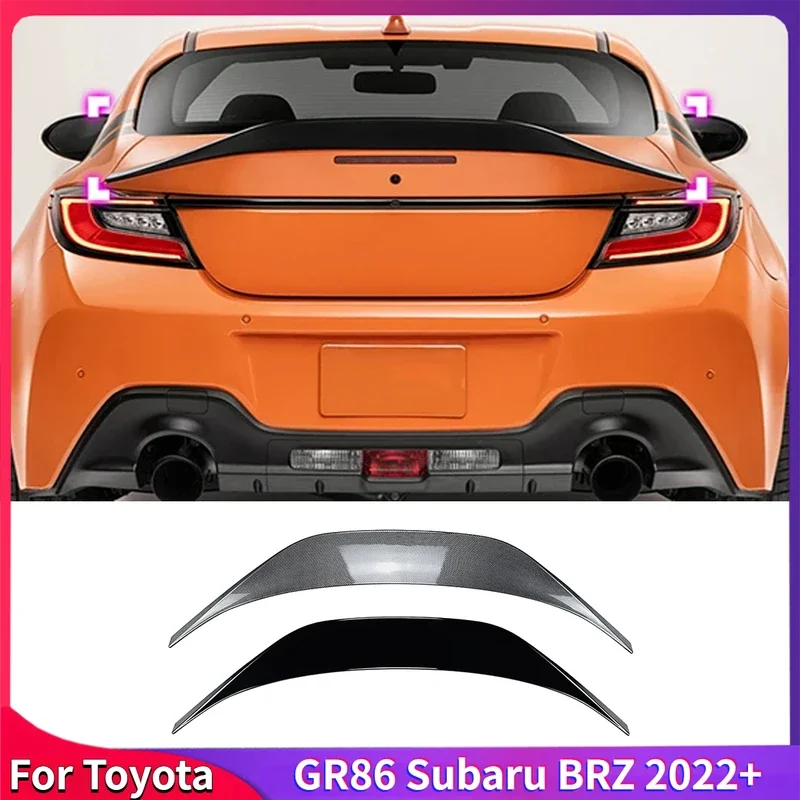 

For Toyota GR86 Subaru BRZ 2022 Car Tail wing Fixed Wind Spoiler Rear Modified Decoration Body Kits Accessories Auto Parts