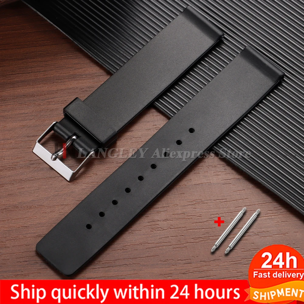 Cinturino per orologio in plastica PVC cinturino per immersione per accessori per orologi Casio 12mm 14mm 16mm 18mm 20mm 22mm braccialetti per donna uomo