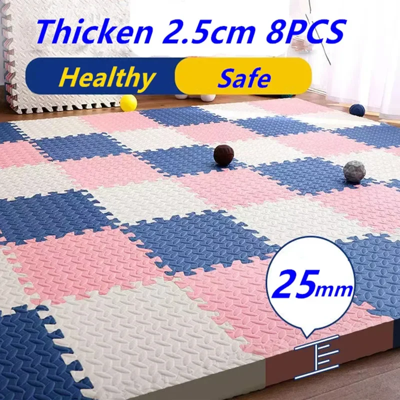 

Tatame Foot Mat Thicken 25mm Baby Puzzle Mat 8PCS 30x30cm Baby Floor Mat Tatames Play Mats Baby Game Mat Baby Mat Puzzle Mat