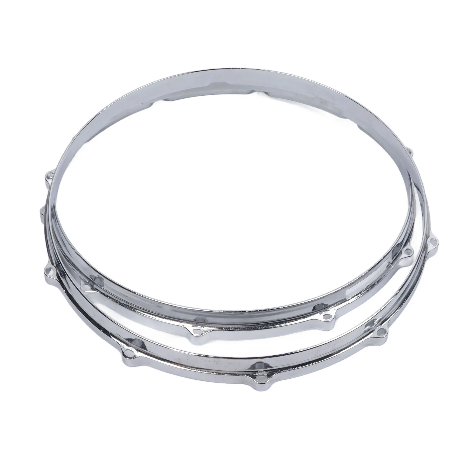 14in 10 Hole Drum Hoop Drum Hoop Set 10 Hole 14in Alloy Sound Improvement Decorative Drum Hoop for Performance Travel