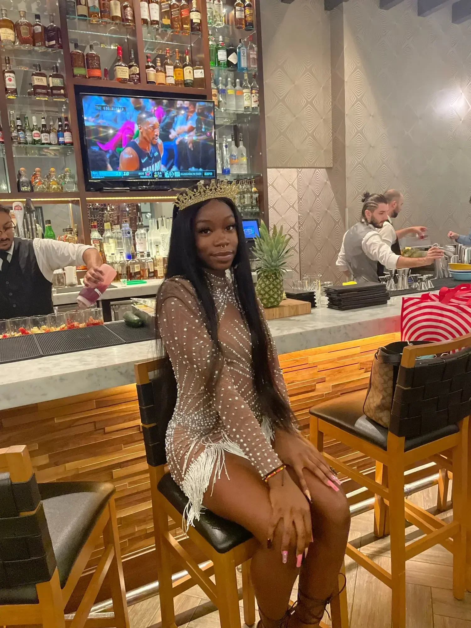 Fringe Strass Stretch Vrouwen Korte Jurk Speciale Gelegenheden Verjaardagsfeestje Avondje Uit Stadium Slijtage Sparkle Drag Queen Kostuum