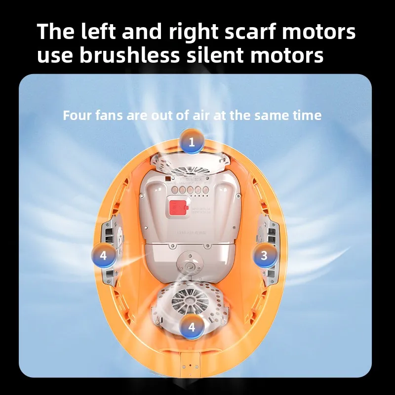 Вентилятор с ремешком для шляпы, встроенный кондиционер, охлаждение, солнечный вентилятор с двойной зарядкой, шляпа, охлаждающий шлем