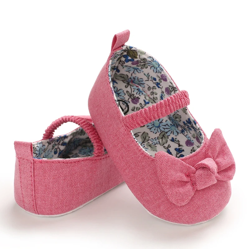 Spring and Autumn Style 0-1 Year Old Baby Walking Shoes Soft Soled Lace Up Baby Shoes Versatile Princess Shoes
