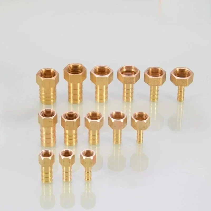

Brass Barb Hose Fittings with 6-16mm Tail - 1/8" 1/4" 3/8" BSP Female Thread Coupling Adapters for Water/Air Hoses