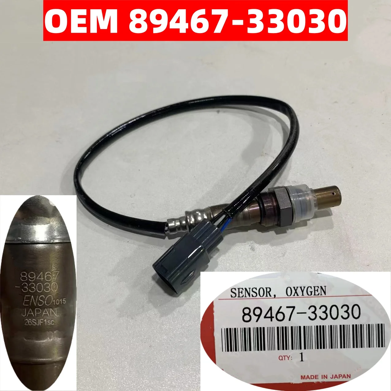 

Датчик кислорода (лямбда-зонд) 89467-33030 234-9021 для Toyota Avalon 2000-2004, Solara, Sienna 2001-2003, Camry 2001, Lexus ES300 2000-2001 3.0L