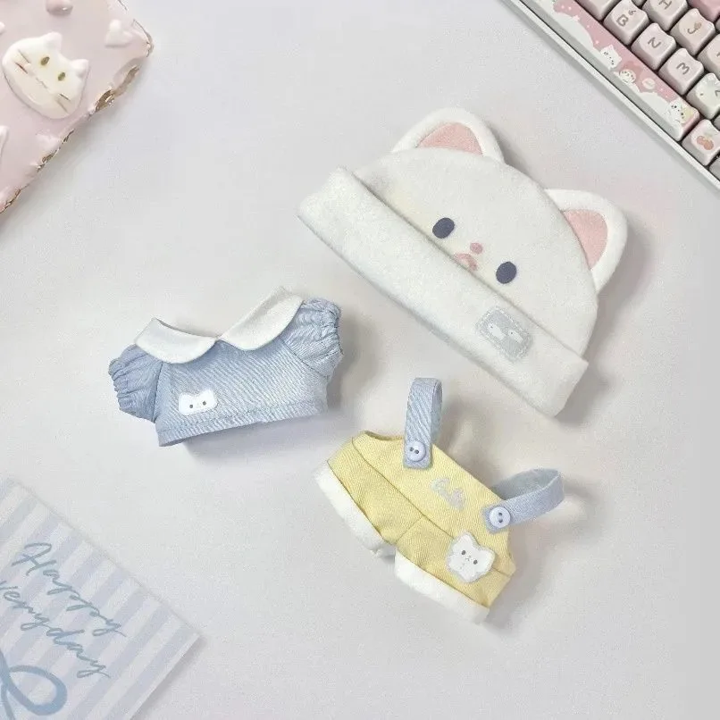 10 سنتيمتر لطيف تأثيري القط فستان القطن دمية استبدال مجموعة