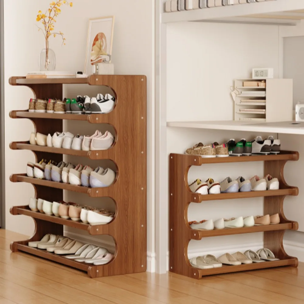 2/3/4/5/6 Floors Shoe Rack Organizer Shelf Storage Simple Space-saving Shoe Organizer Living Room Cabinet Home Indoor Furniture