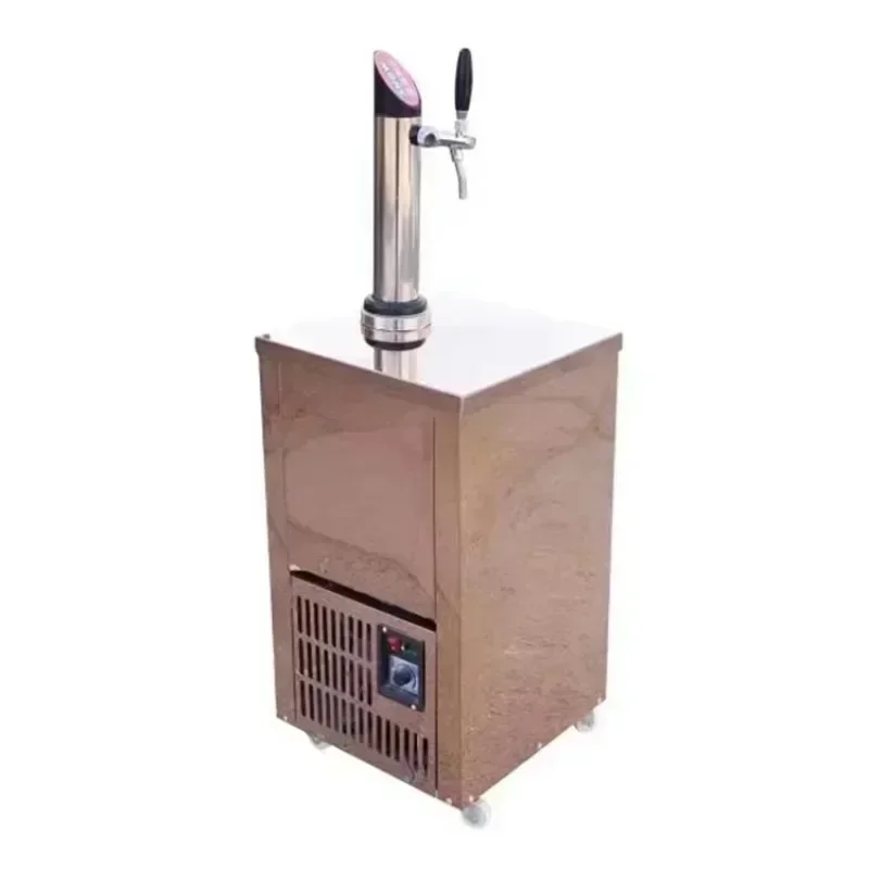 Ice storage water cooling counter beer cooler dispenser can opener