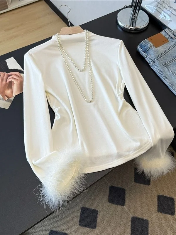 Nouveau chinois Sle brodé fourrure de vison Patchwork gilet rond Ne Svel coton doublé chaud épaulette haut pour femme