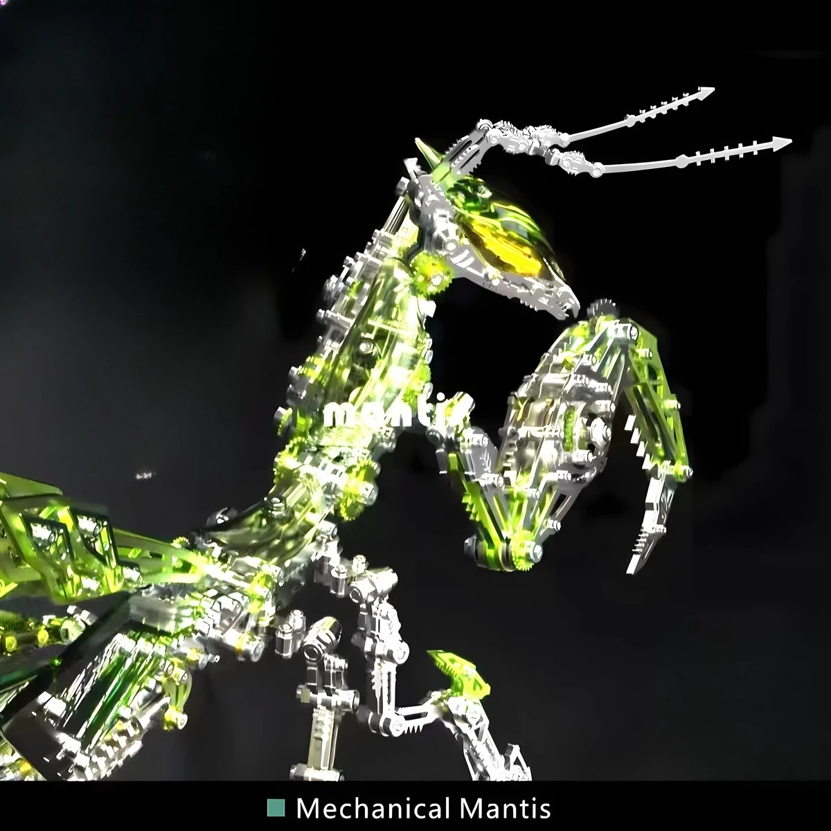 

Metal assembly model 3D three-dimensional mechanical mantis handmade DIY movable iron puzzle building block boyfriend gift
