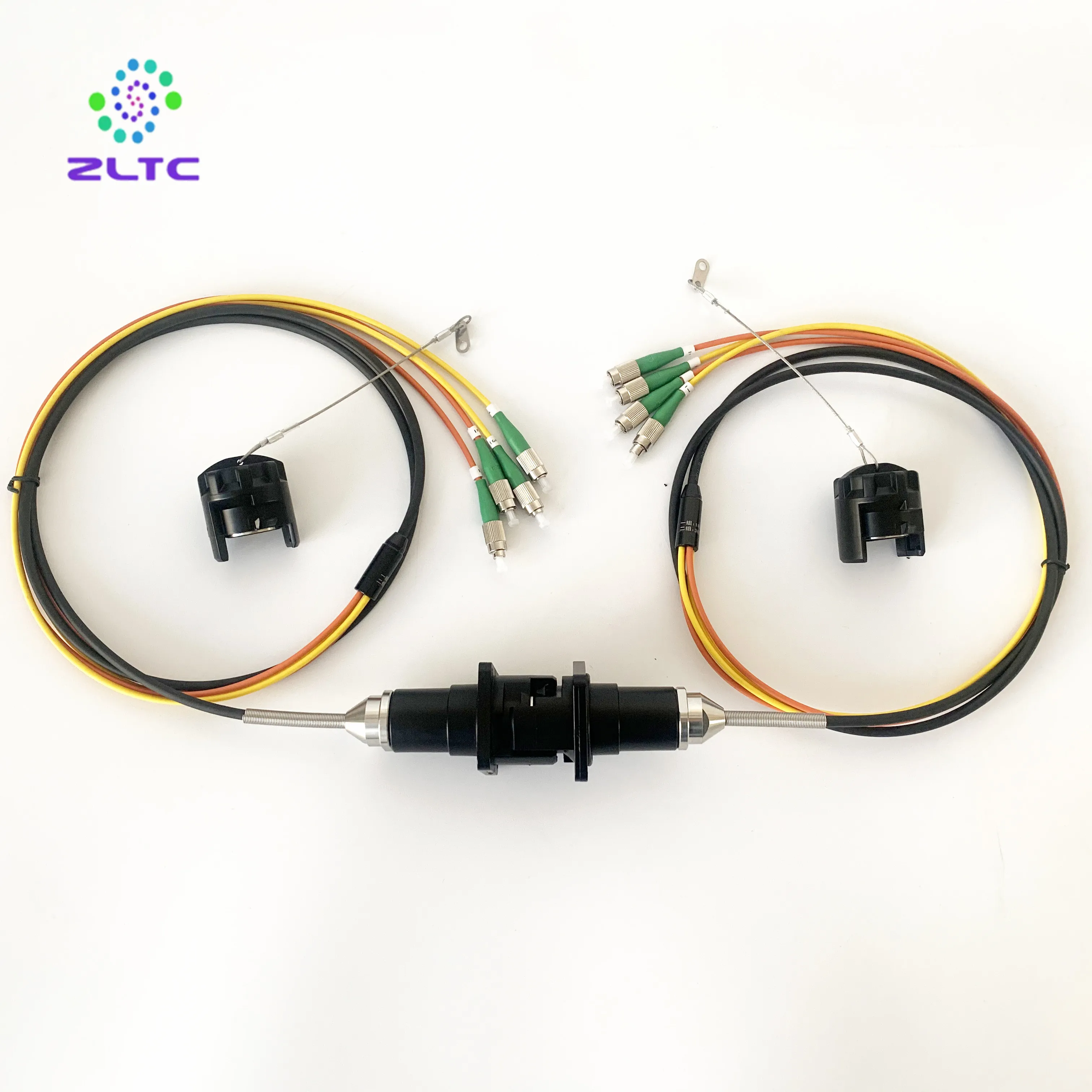 TBE001 Aviation Plug-in Vehicle Wall Type Single Mode Field Optical Cable Connector - Mouth Shaped Expanded Plastic Large End