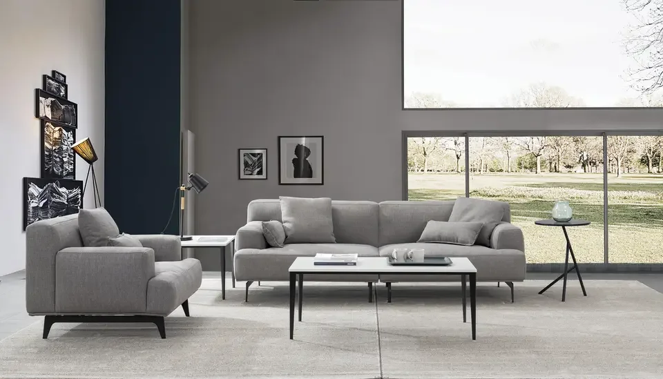 Modern High-End Fabric Executive Lounge Furniture for Manager Suites Luxury Office Sofa Set