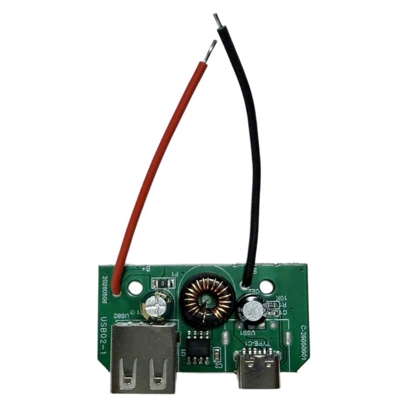 G92C Small USB Output Circuit Board with Double USB Outputs for Battery Charging