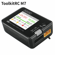 ToolkitRC M7 200W 10A DC Balance Charger Discharger for 1-6S Lipo Battery with With Voltage Servo Checker ESC Tester Receiver Si