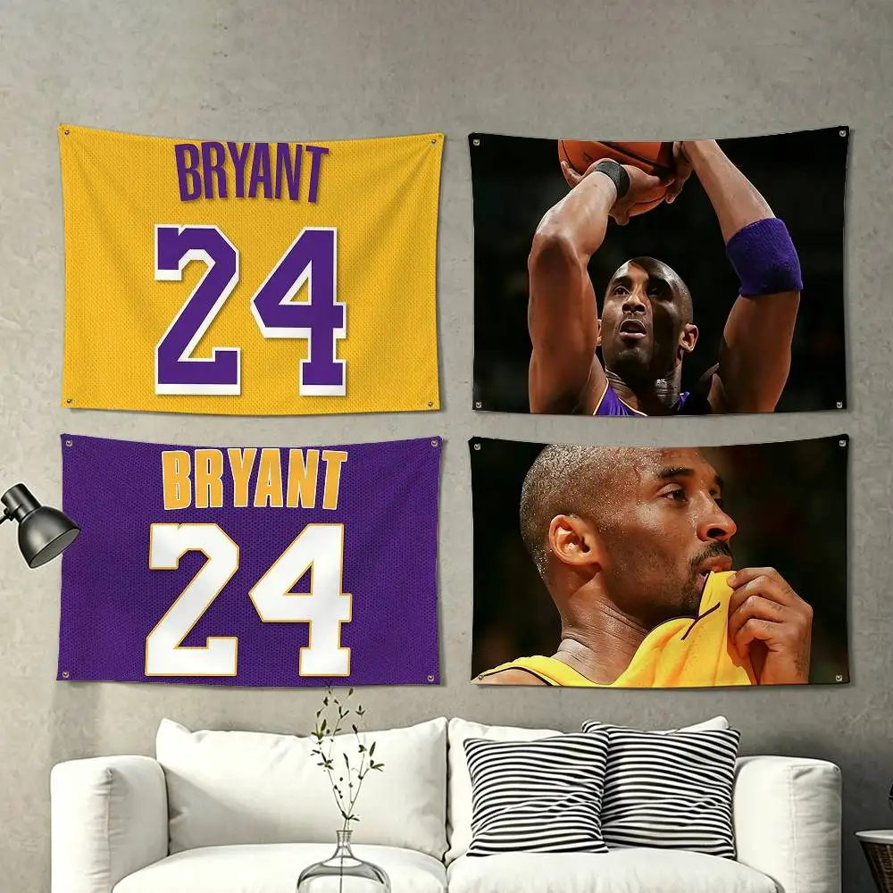 Basketball Fan K-Kobe B-Bryant Flag Suitable For Party Club Outdoor Interior Wall Decoration Banner Fans Gift