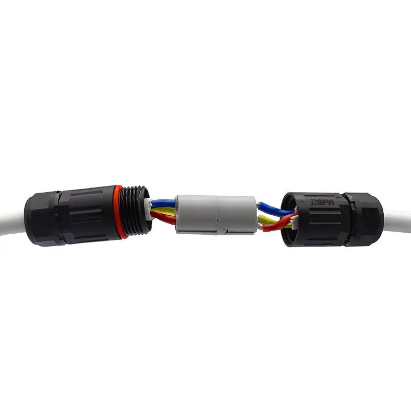 @*Durable 2-3 Core Cable Connector IP68 Waterproof Rating for Outdoor Joint Applications
