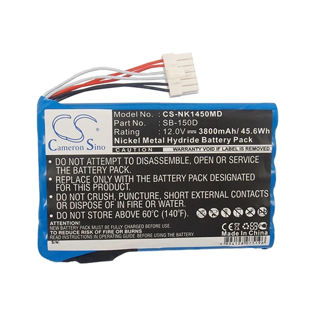 Cameron Sino 3800mAh Battery For Nihon Kohden SB-150D  X073 ECG-1500  ECG-1510  ECG-1560  ECG-1550  ECG-1550P  ECG-1400 ECG-1450