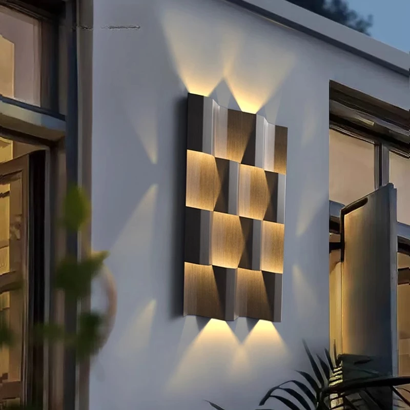 

Вилла на открытом воздухе Солнечный сад Внешняя настенная декоративная лампа Открытый балкон Водонепроницаемый сад