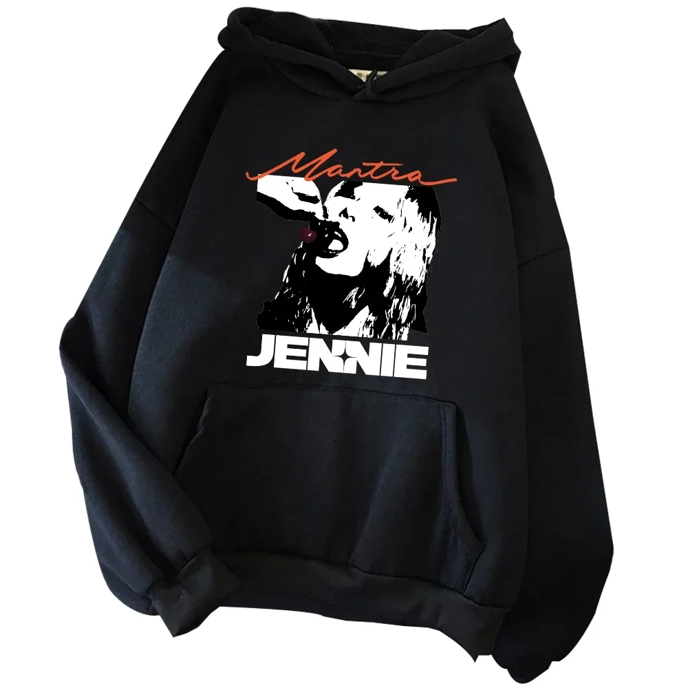 الخريف الشتاء الكبار الرجال جيني هوديي Harajuku أفضل الرجال هوديي الاتجاه اليومي الموضة في الهواء الطلق الشارع Harajuku هوديي غير رسمي #2