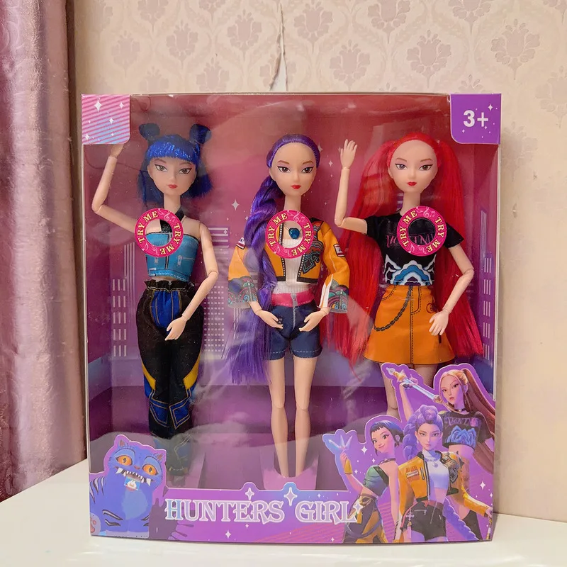 

Lumimila Zoey K-Pop Dolls Hunter Witch Girl Team Vinyl Toys Collectible Action Figures Handmade Customizable Artwork