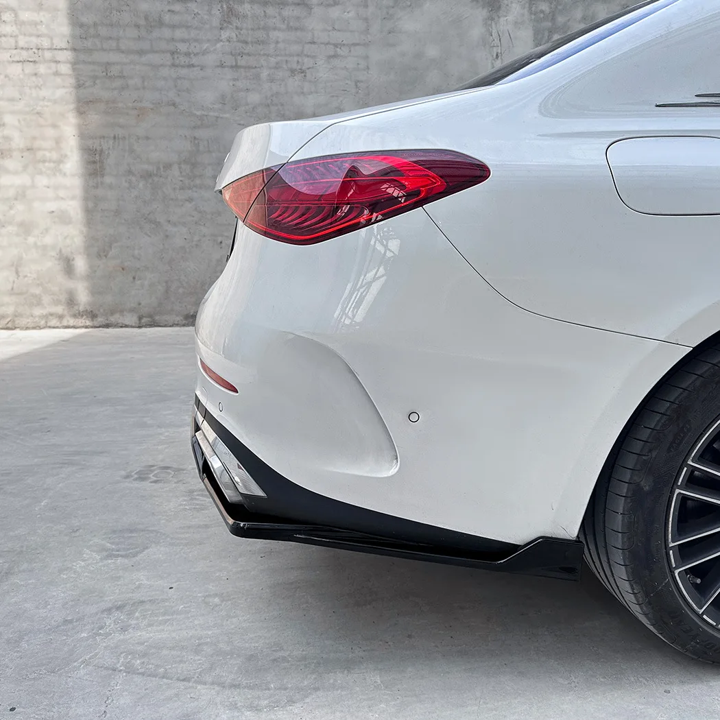 

Rear Bumper Diffuser Splitters Spoilers Lip Black ABS Body Kit Car Accessories For Mercedes Benz C Class W206 AMG Line 2022+