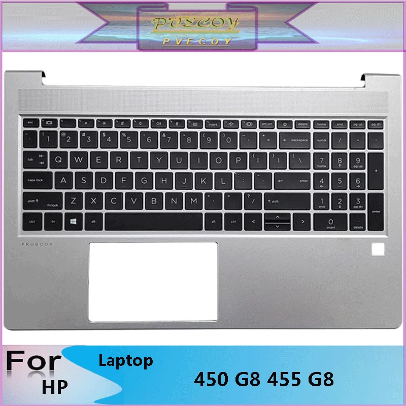 

New Original For HP Probook 450 G8 455 G8 ZHAN66 PRO 15 G4 G5 Laptop Palmrest Case Keyboard US English Version Upper Cover