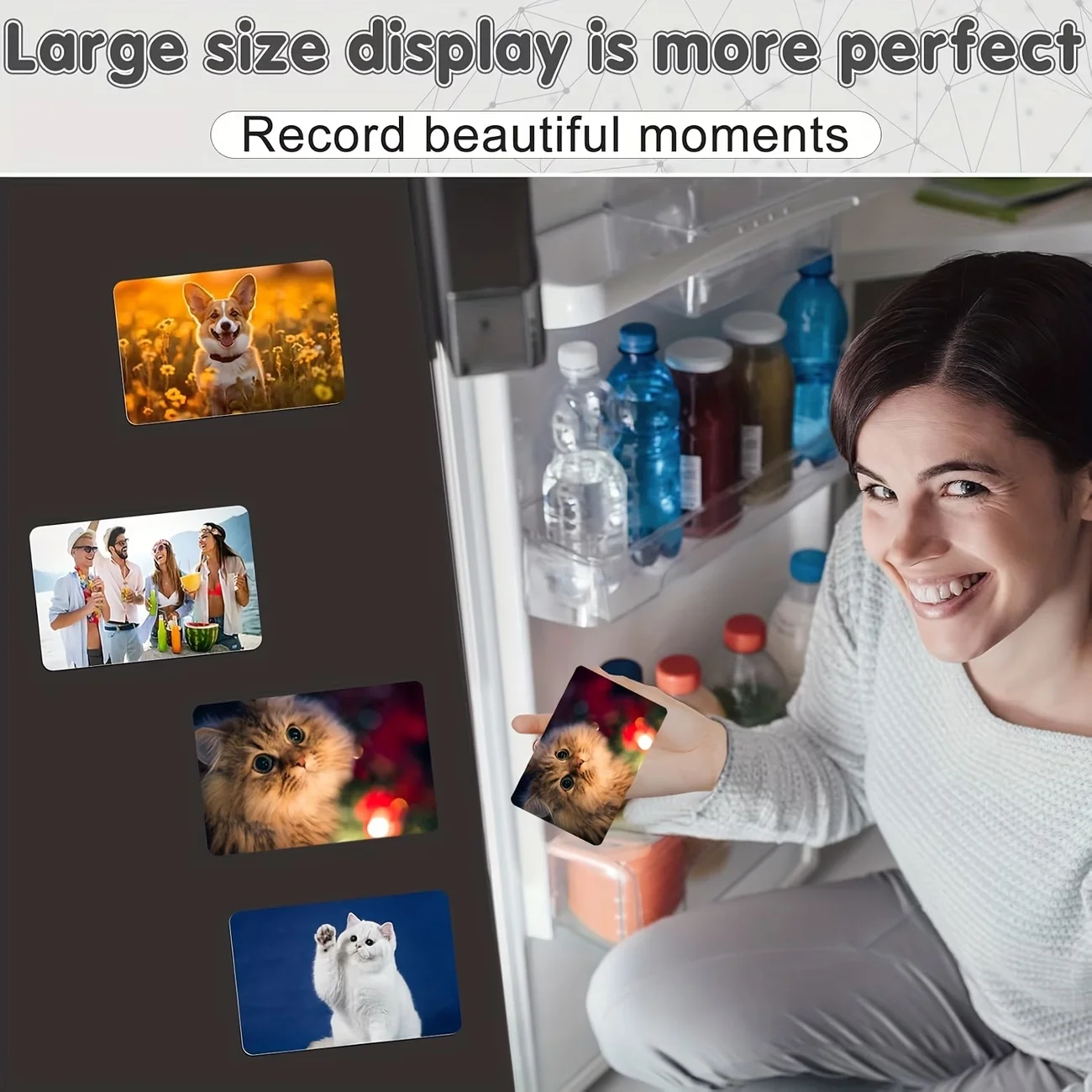 5p'c'Customizable Fridge Magnets with UV High-Definition Printing Personalized Photos And Designs Magnetic Attachments for Kitc