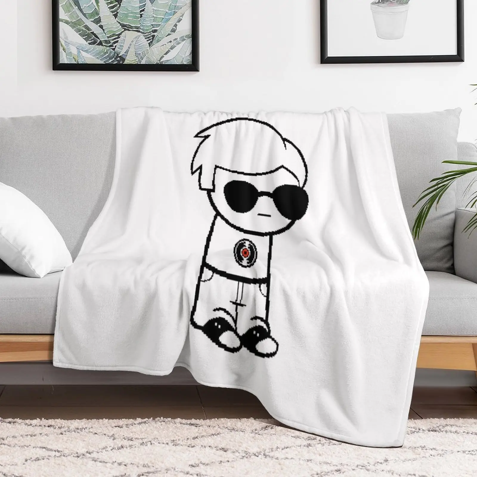 Dave Strider Homestuck Throw Blanket Multi-Purpose Blankets For Sofas Flannels Blankets