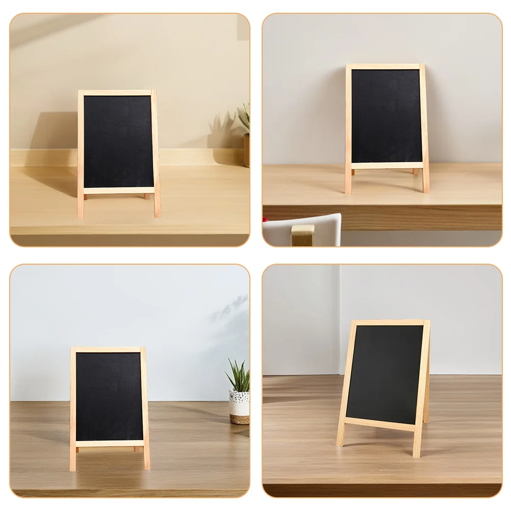 حامل لوحة رسائل سبورة خشبية صغيرة على الوجهين، حديقة المطبخ، حفلات أعياد الميلاد، حفلات الزفاف، ملاحظات قابلة للمسح، عرض الرسم #6