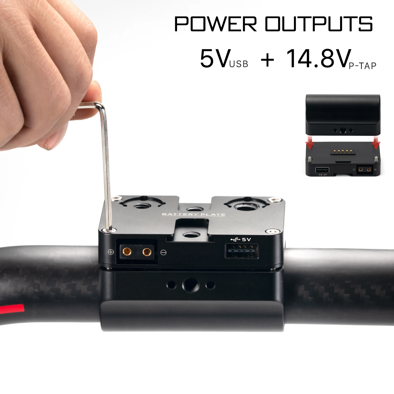 TILTA for DJI Ronin RS2/RS3/RS3 Pro/RS4/RS4 Pro RS5 TGA-RG-PM+TGA-RG-V Ring Grip Battery Plate Power Supply Module Holiday KIT