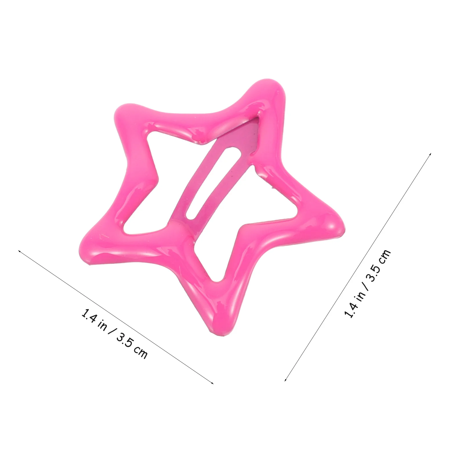 20 szt. spinek do włosów w kształcie gwiazdek w cukierkowych kolorach, urocze, lekkie metalowe wsuwki dla dziewczynek, łatwe w użyciu, zapewniające pewny chwyt, akcesoria do włosów na co dzień.