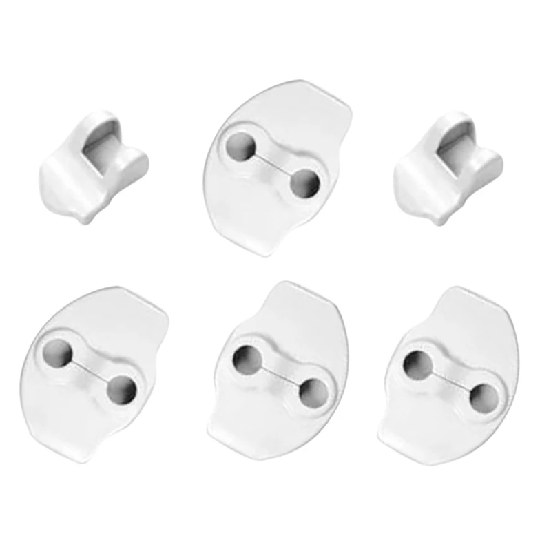 For Tesla Model 3 Door Lock Cover Protector Latches Door Stopper Covers Set Of 6 Interior Accessories