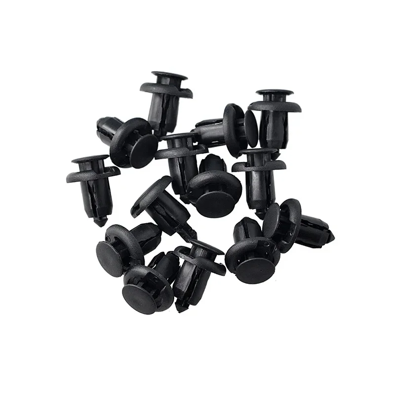 10/20/50 Stuks 10 Mm Diameter 10 Mm Voertuig Auto Bumper Deur Panel Spatbord Liner Clips Retainer plastic Auto Bevestigingsmiddelen Klinknagels Clips