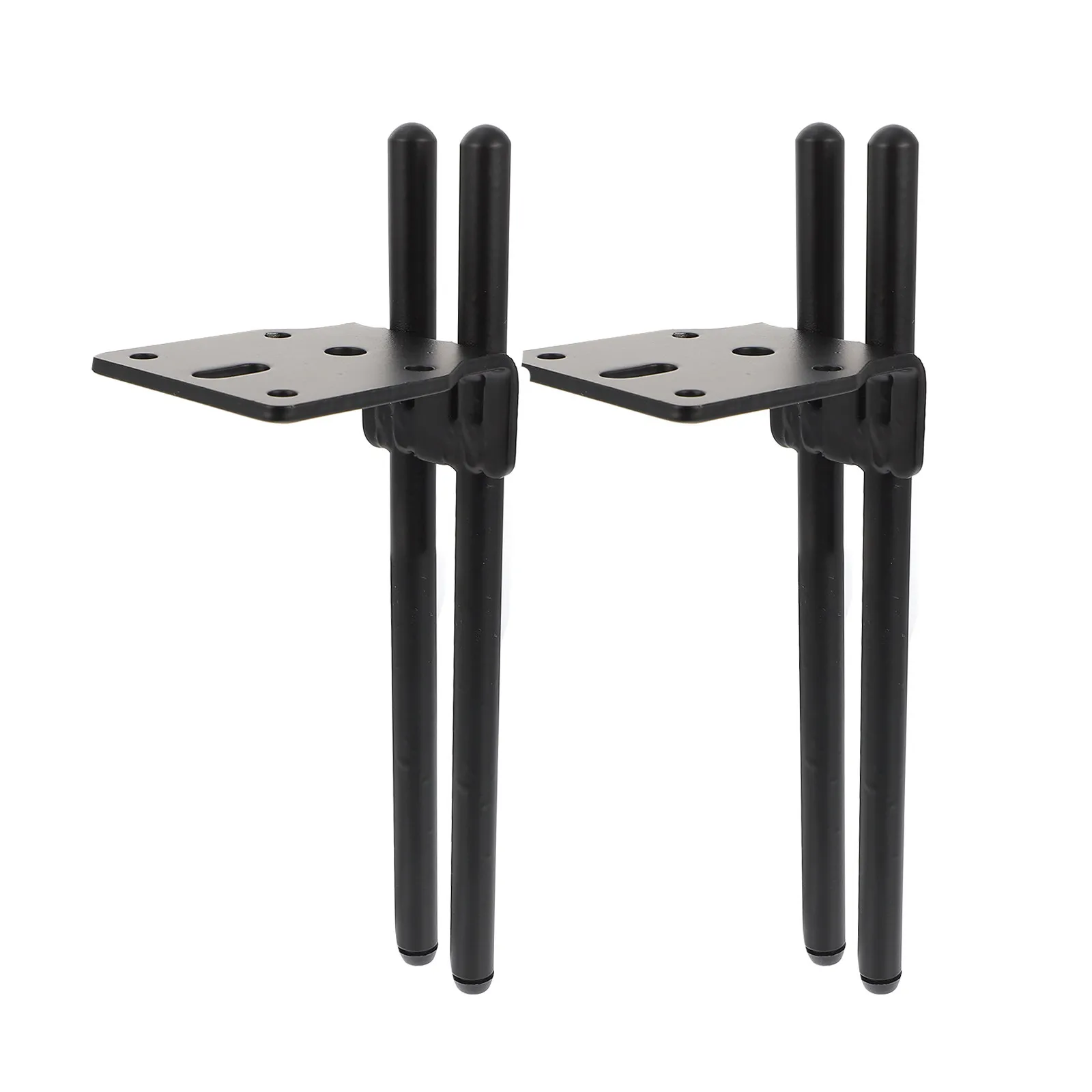 2 Sets Modern Iron Coffee Table Legs Durable Sofa Furniture Support Feet Cabinet Accessories with 10 Screws per Set
