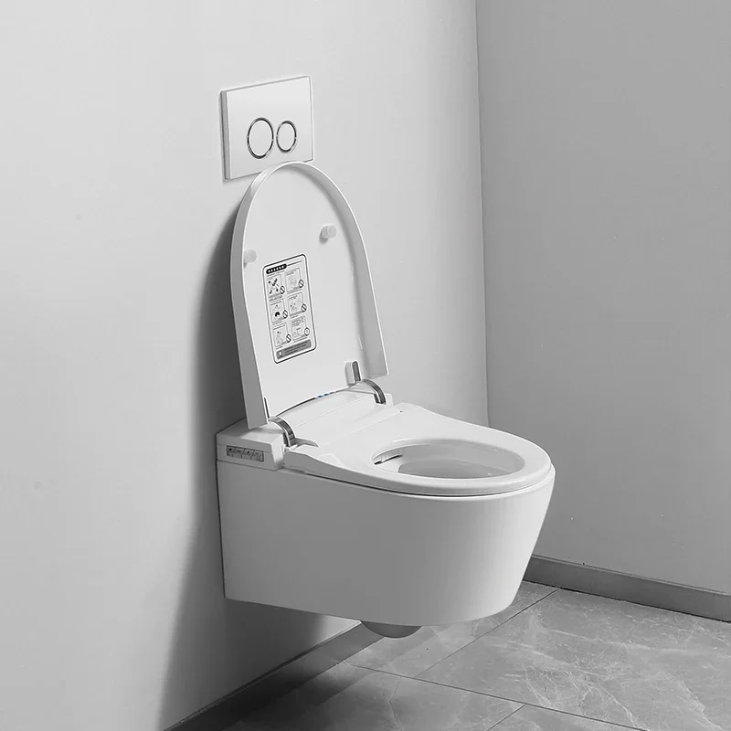 FABIAO New style hanging electronic toilet auto flushing wall hung smart toilet with bidet