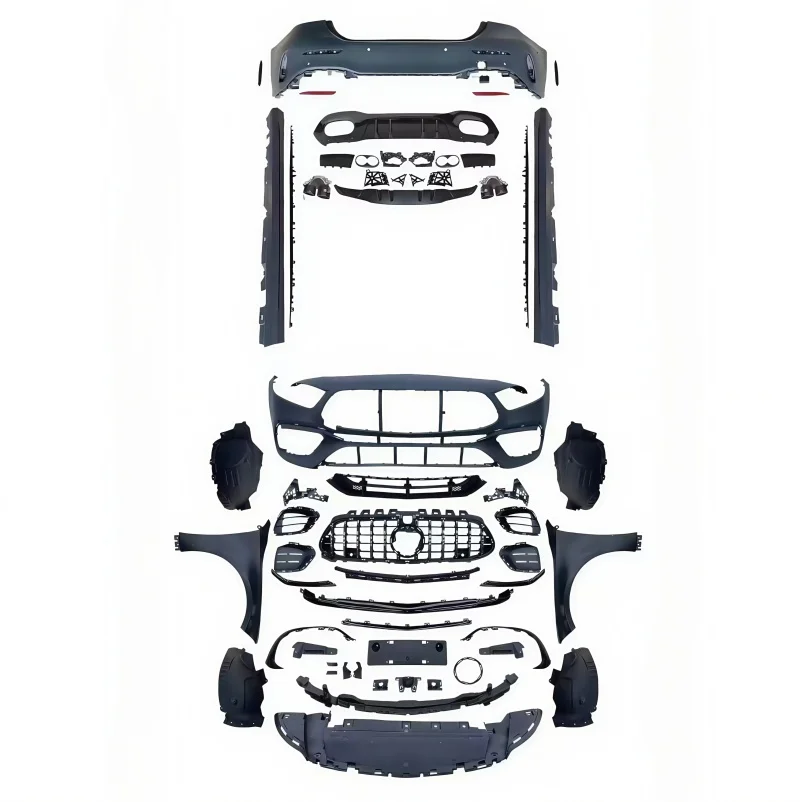 

Suitable for 19-24 A-class W177 Sedan With Wide A45S Body Kit Modification and Upgrade Front Bumper