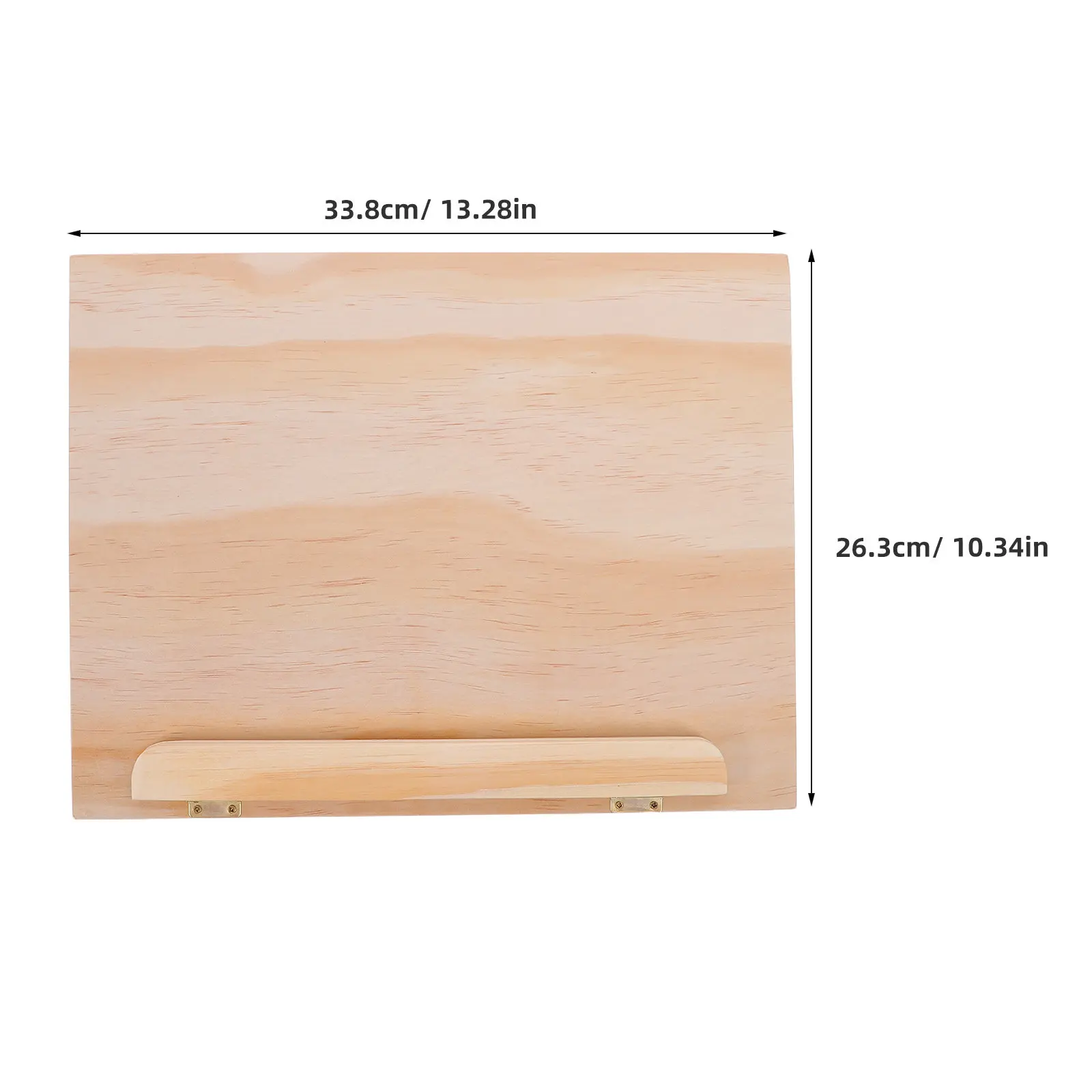 Foldable Puzzle Box Lid Stand Wooden Puzzle Poster Holder Desktop Book Organizer Cookbook Reading Rest Study Desk Accessory