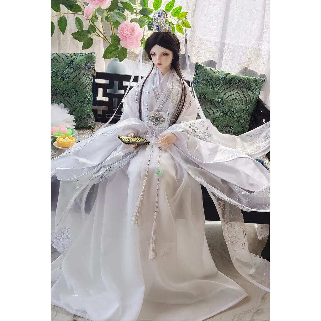 1/4 1/3เครื่องแต่งกายโบราณ BJD เสื้อผ้า Hanfu ชุดซามูไรสำหรับ bjd/sd MSD SD13 POPO68 ssdf ID75ตุ๊กตา C2258